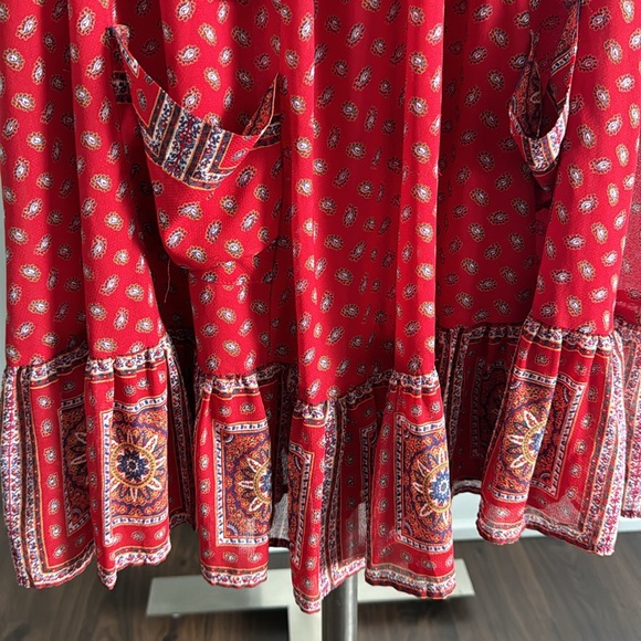 Free People Red Dress With Pockets - Picture 4 of 9